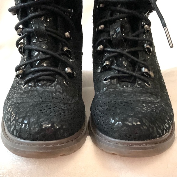 EMU AUSTRALIA Leather Wool Lined Waterproof Hiker Boots Sz 9 - Picture 7 of 16